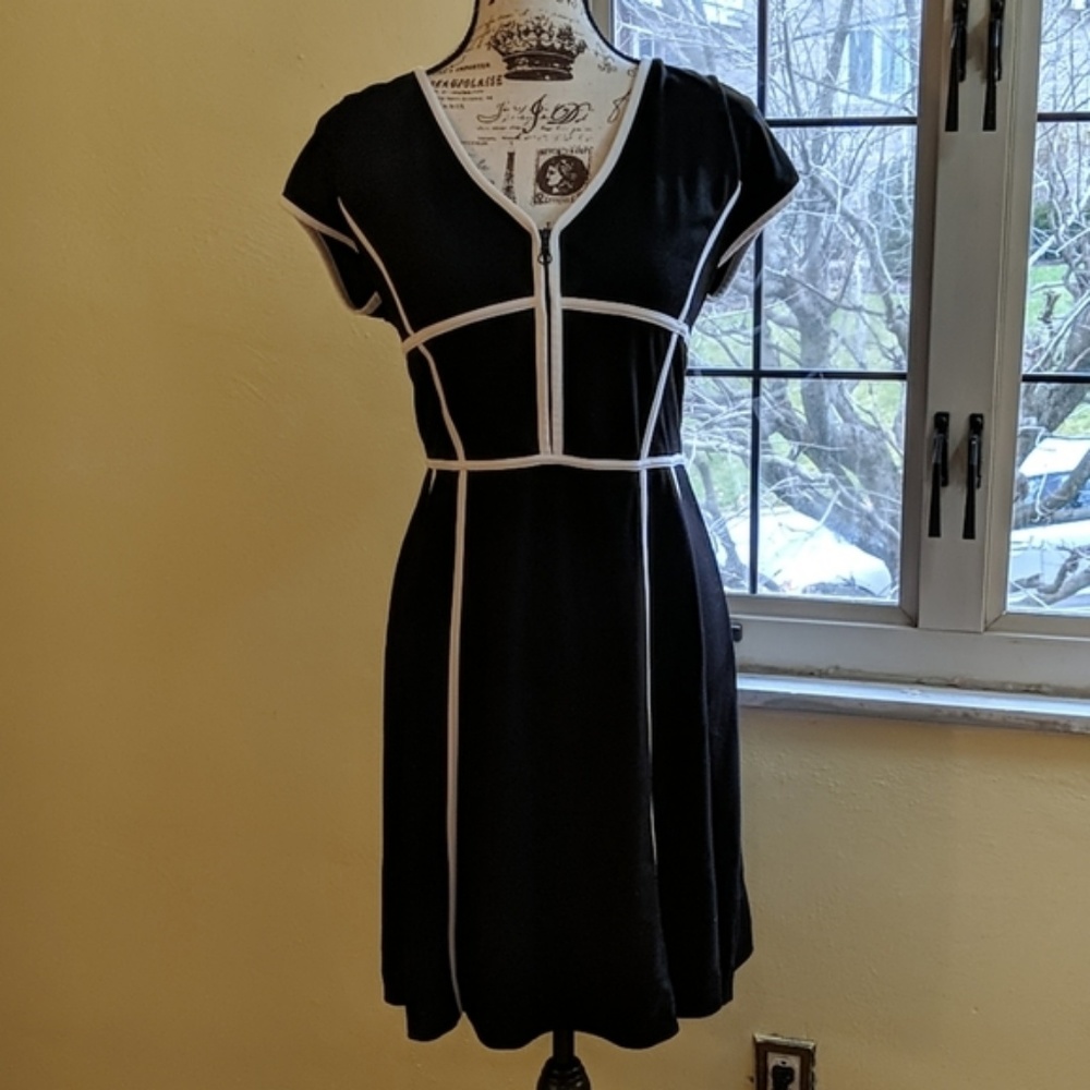 Anthropologie Dress | Black & White | Size 14